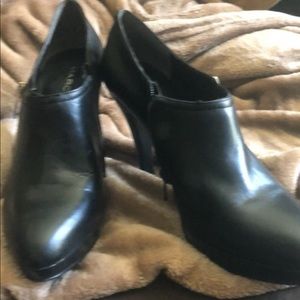 Mark Fisher Black Leather Sexy High hills